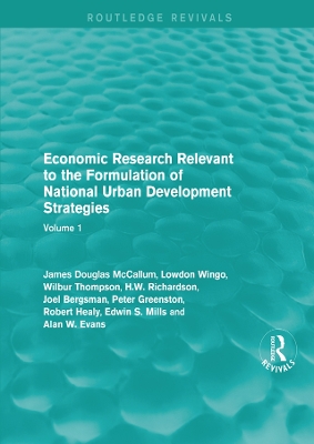 Economic Research Relevant to the Formulation of National Urban Development Strategies: Volume 1