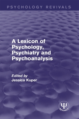 Lexicon of Psychology, Psychiatry and Psychoanalysis