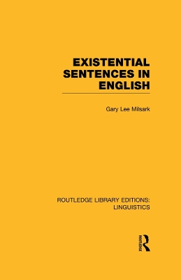 Existential Sentences in English