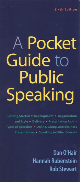Pocket Guide to Public Speaking Sixth Edition