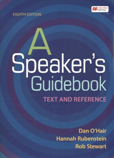 Speaker's Guidebook: Text and Reference 8th ed.