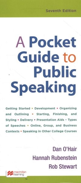 Pocket Guide to Public Speaking 7th ed.