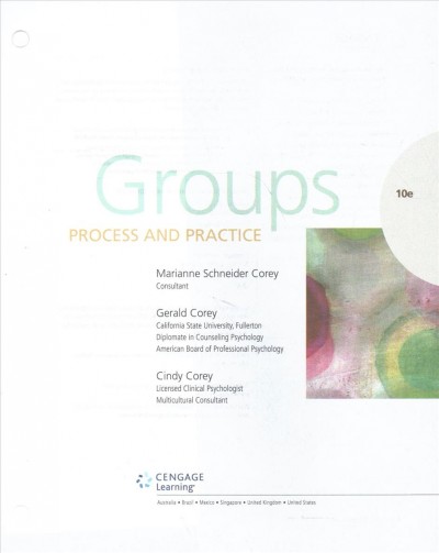 Groups plus Lms Integrated Mindtap Counseling, 1 Term - 6 Months Access Card: Process and Practice 10 PCK LSL