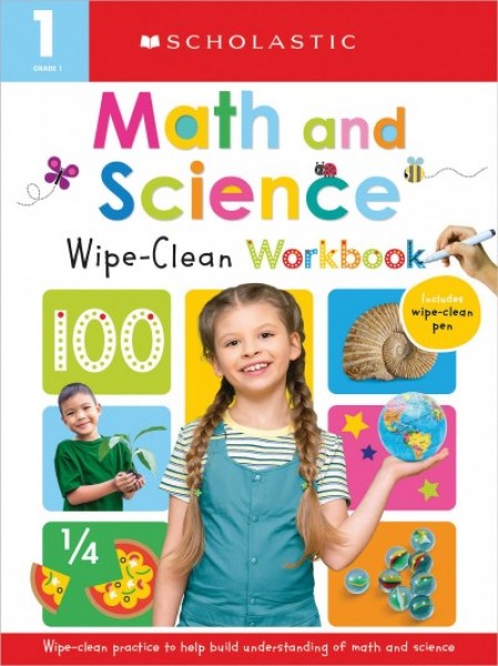 First Grade Math/Science Wipe Clean Workbook: Scholastic Early Learners  (Wipe Clean)
