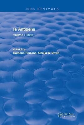 Ia Antigens: Volume I: Mice