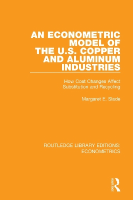 Econometric Model of the U.S. Copper and Aluminum Industries: How Cost Changes Affect Substitution and Recycling