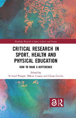 Critical Research in Sport, Health and Physical Education: How to Make a Difference