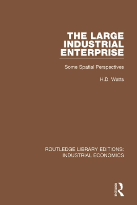Large Industrial Enterprise: Some Spatial Perspectives