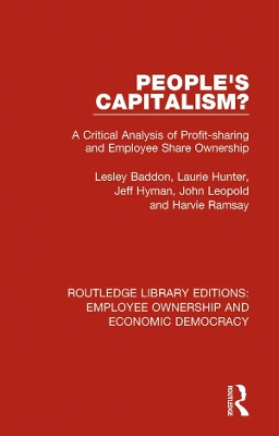 People's Capitalism?: A Critical Analysis of Profit-Sharing and Employee Share Ownership