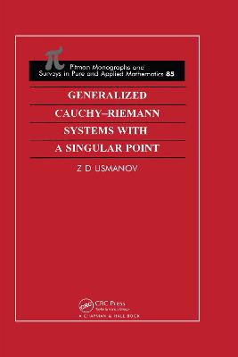 Generalized Cauchy-Riemann Systems with a Singular Point