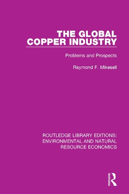 Global Copper Industry: Problems and Prospects