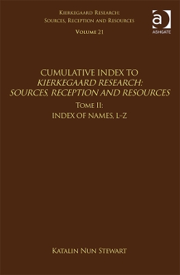 Volume 21, Tome II: Cumulative Index: Index of Names, L-Z