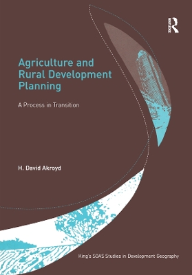 Agriculture and Rural Development Planning: A Process in Transition