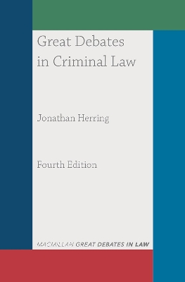 Great Debates in Criminal Law 4th edition