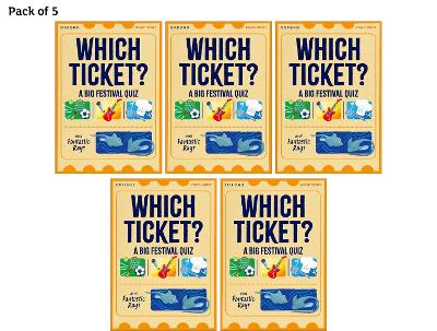 Read Write Inc. Fresh Start Readers: Book 3: Which Ticket? A Big Festival  Quiz & Fantastic Rays - Pack of 5