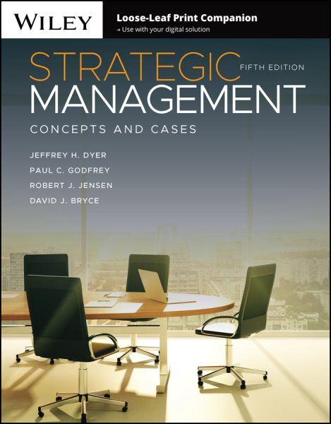 Strategic Management: Concepts and Cases 5 UNBND