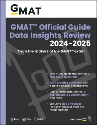 GMAT Official Guide Data Insights Review 2024-2025: Book plus Online Question  Bank