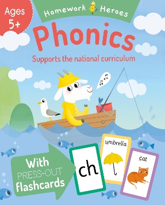 Homework Heroes: Phonics: With Press-Out Flashcards