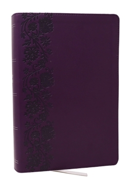 NKJV Giant Print End-of-Verse Reference Bible, Purple Leathersoft, Red  Letter, Comfort Print: Holy Bible