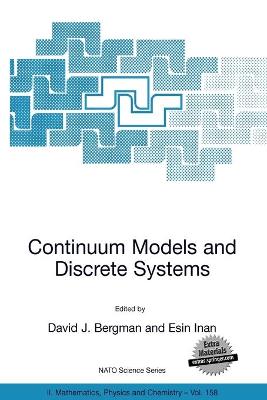 Continuum Models and Discrete Systems Softcover reprint of the original 1st ed. 2004