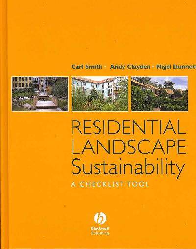 Residential Landscape Sustainability - A Checklist Tool: A Checklist Tool