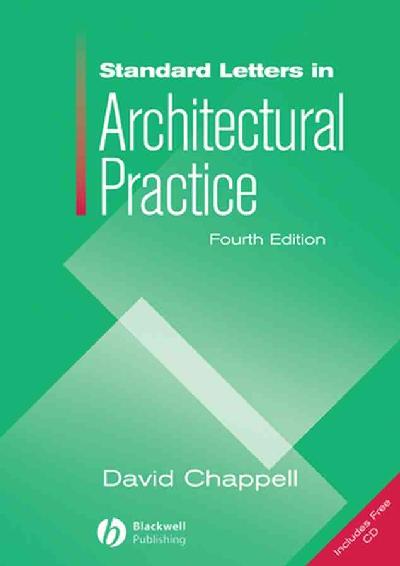 Standard Letters in Architectural Practice 4th edition