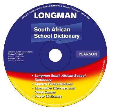South African School Dictionary CD-ROM for Pack