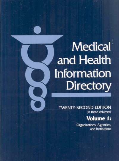 Medical & Health Information Directory 22 3v Set 22nd ed.