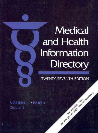 Medical and Health Information Directory 27th ed.