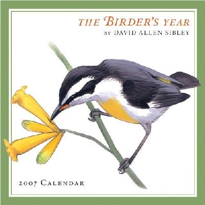 Birder's Year 2007 Calendar illustrated edition