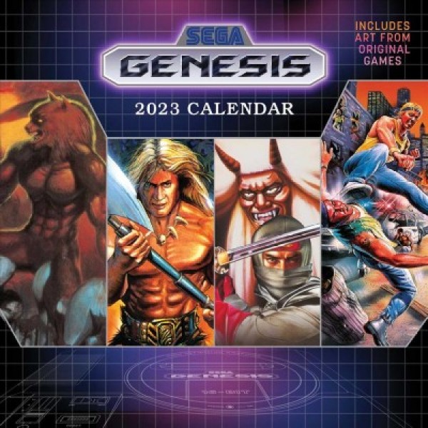 Sega Genesis 2023 Wall Calendar