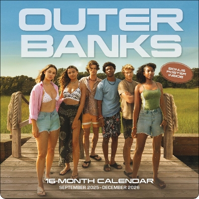 Outer Banks 16-Month 2025-2026 Wall Calendar with Bonus Poster