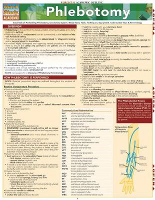Phlebotomy: QuickStudy Laminated Reference Guide