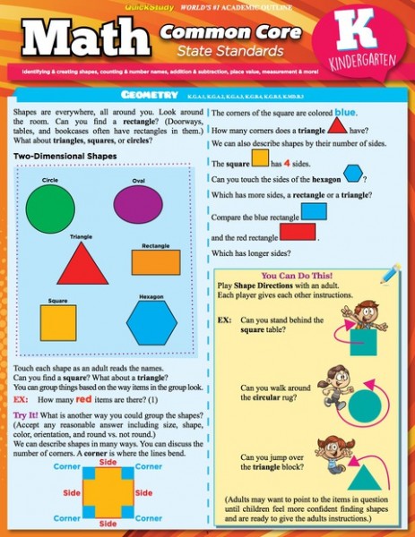 Math Common Core Kindergarten