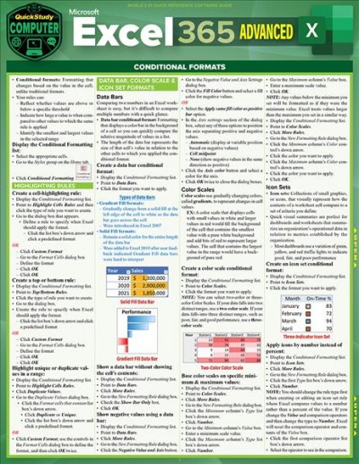 Microsoft Excel 365 Advanced: a QuickStudy Digital Reference Guide