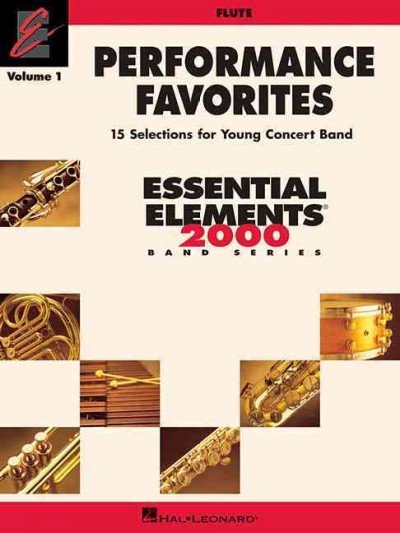 Performance Favorites, Vol. 1 - Flute 15 Selections for Young Concert Band