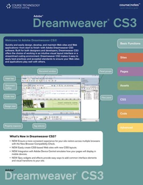 Adobe Dreamweaver Cs3 Coursenotes