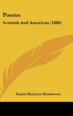 Poems: Scottish and American (1888)