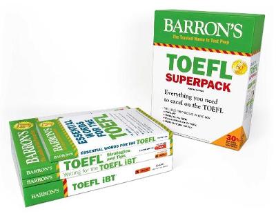 TOEFL iBT Superpack: 4 Books plus Practice Tests plus Audio Online Fourth Edition