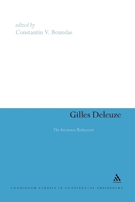 Gilles Deleuze: The Intensive Reduction NIPPOD