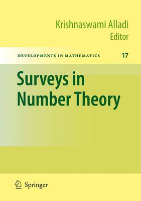 Surveys in Number Theory Softcover reprint of hardcover 1st ed. 2008