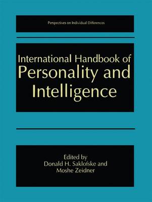International Handbook of Personality and Intelligence Softcover reprint of the original 1st ed. 1995