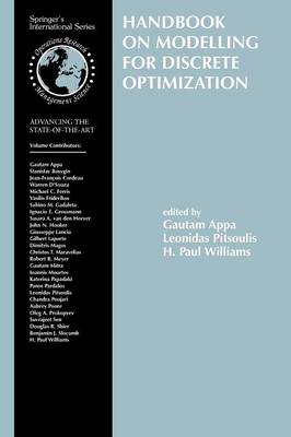 Handbook on Modelling for Discrete Optimization 1st ed. Softcover of orig. ed. 2006