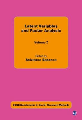 Latent Variables and Factor Analysis