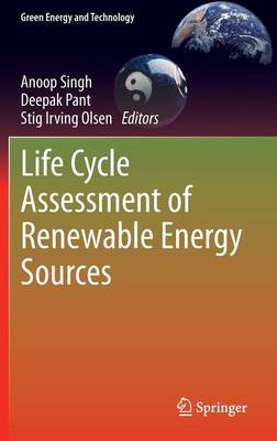 Life Cycle Assessment of Renewable Energy Sources 2013 ed.
