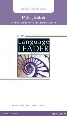New Language Leader Advanced MyEnglishLab Access Card Standalone 2nd edition