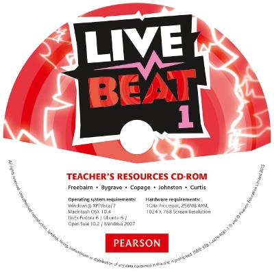 Live Beat Level 1 Teacher's Resources CD-ROM