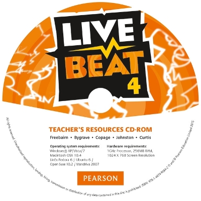 Live Beat Level 4 Teacher's Resources CD-ROM