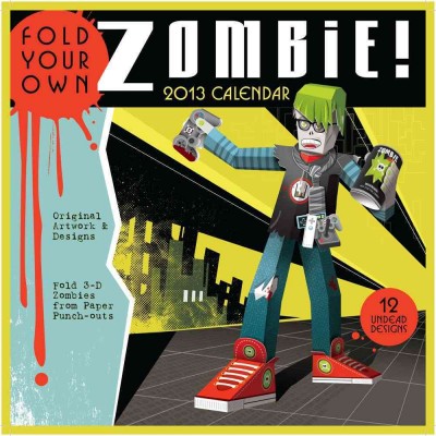 Fold Your Own Zombie! Calendar