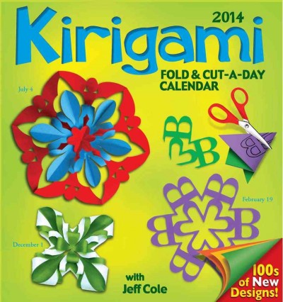Kirigami Fold & Cut-a-day 2014 Activity Box Calendar